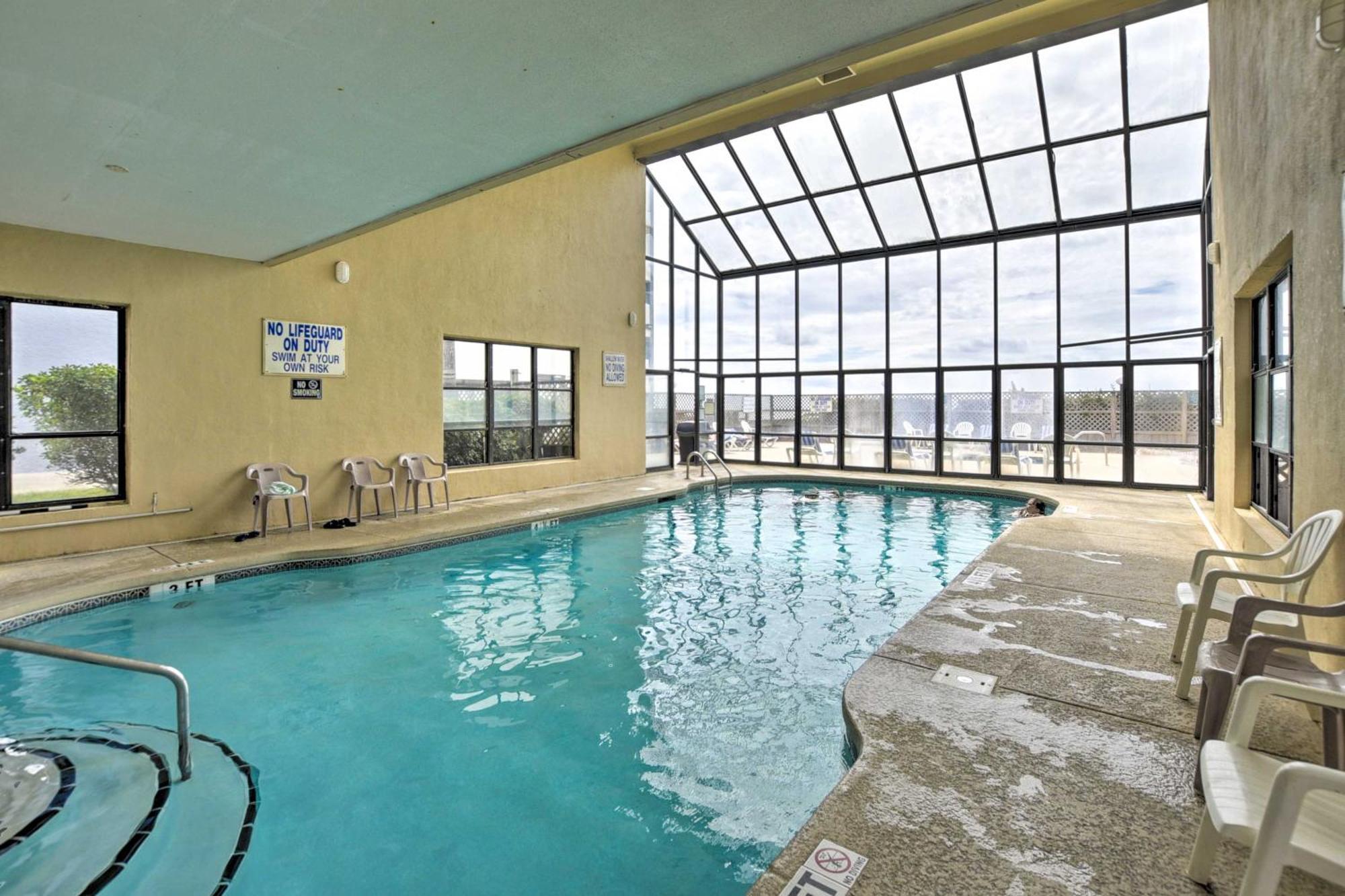 Oceanfront North Myrtle Beach Condo With Indoor Pool Dış mekan fotoğraf