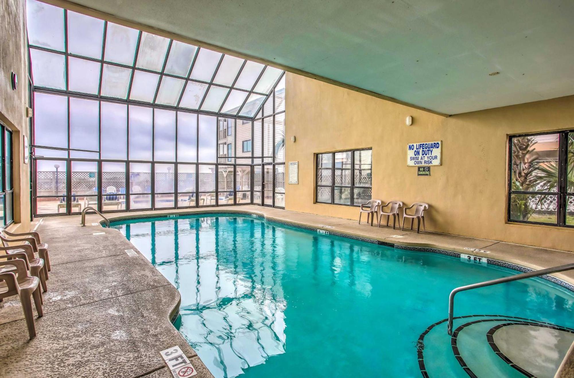Oceanfront North Myrtle Beach Condo With Indoor Pool Dış mekan fotoğraf